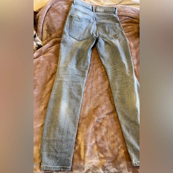 Express Cropped Leggings High Rise Jeans, Size 0 - Picture 7 of 7